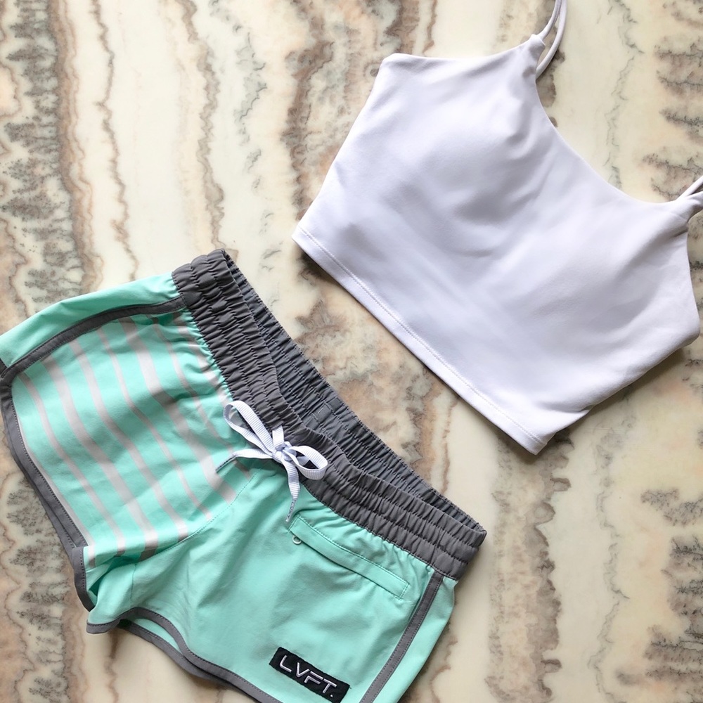 Live Fit Apparel Teal Boardshorts
